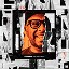 A torn-paper collage background in black and white, with a central square framing a smiling DJ Marky, “DJ Marky, The Time is Right” below.