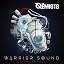 A stylized metallic anatomical heart fused with sci-fi tubing and dials, floating on a dark background, with “The Qemists, Warrior Sound” stamped above.